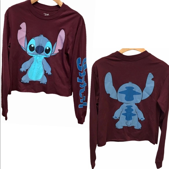 Disney Tops - Disney STITCH Front & Back Graphics Shirt, Small